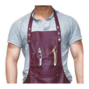 Delantal de Barbero Profesional Premium, Delantal Ajustable para Cortar el Cabello, Correa de Cuero Resistente Personalizada, Unisex, para Estilistas - Product Image 6