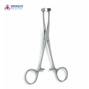 Pinzas de agarre de tejido en forma de T Pratt manuales SIMAECO Premium, 6 pulgadas (15.2 cm), acero inoxidable, agarre fuerte, uso quirúrgico, CE ISO - Product Image 4