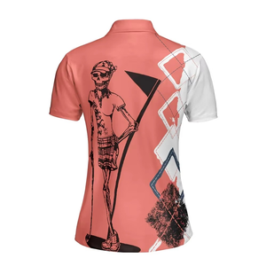 Polo décontracté respirant pour femme, nouvelle collection, 100 % coton, été, conception OEM, vente en gros, meilleur fournisseur - Product Image 2