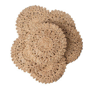 Vintage Charger <b>Plates</b> Bohemian Home Decor Low Price Rattan Charger <b>Plates</b> OEM Hot Sale Placemat From Vietnam Wholesaler - Product Image 5
