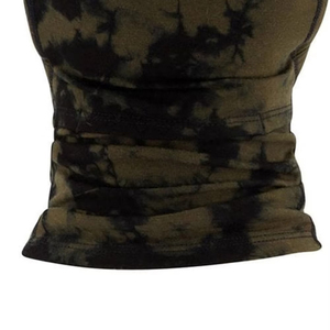 Balaclava unisexe noire à capuche, masque facial uni, style sportif, utilisation hivernale, léger, respirant, en polyester. - Product Image 6