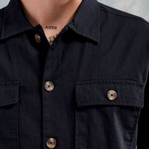 Combinaison tendance pour homme avec fermeture éclair sur le devant, coupe décontractée, pour un usage quotidien, en mélange de coton, élégante - Product Image 5