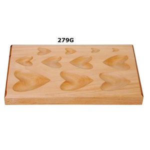 Bloc de Dapping en bois de haute qualité en forme de coeur de 11 cavités utilisé dans les bijoux en métal formant la conception et la vente entière de Dapping - Product Image 2