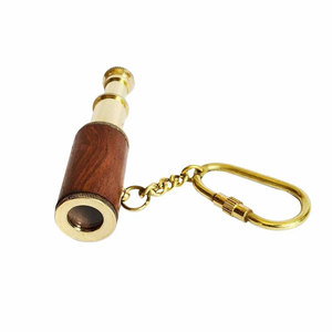 Brass Telescope Key Chain 3 Inch Nautical Marine <b>Keyring</b> Vintage <b>Mini</b> Pullout Telescope Keychain Maritime Gift Accessory - Product Image 5
