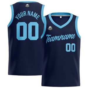 Ensemble d'uniformes de basketball personnalisés pour femmes et hommes, avec nom d'équipe, sublimation, réversible, respirant, sans manches, col rond/col en V - Product Image 5