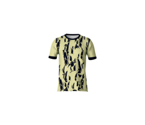 Stylish Front Sublimation <b>Men's</b> T-<b>Shirt</b> 100% Polyester Jersey <b>Short</b> <b>Sleeve</b> Vibrant Colors All Print Soft Breathable Casual Wear - Product Image 2