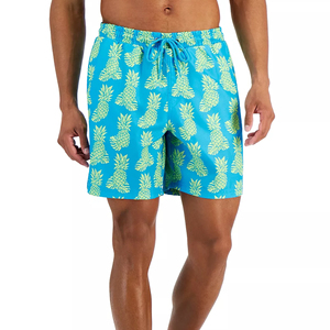 Shorts 2026 de Alta Calidad, Elásticos en 4 Direcciones, Secado Rápido, Shorts de Playa con Estampado de Piña, Shorts de Baño para Hombre - Product Image 1