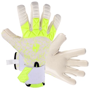 Gants de gardien de but de football personnalisés de qualité supérieure 2026, contact de la paume avant en latex, dos en caoutchouc injecté, coupe hybride en caoutchouc, T-Tab - Product Image 4