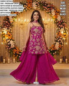 Aarini Bandhani Kurta Traditionnelle Festive pour Femmes, Longue, Séchage Rapide, pour Fête, Mariage et Diwali - Product Image 2