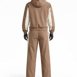 Ensemble de survêtement coupe-vent personnalisé OEM, deux pièces, veste zippée, survêtement de jogging, veste coupe-vent en nylon, survêtement pour homme - Product Image 3