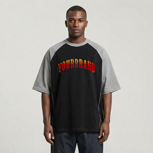 Camiseta informal extragrande de algodón, tela suave, silueta relajada, transpirable, cómoda, para hombre, camisetas extragrandes para hombre - Product Image 4