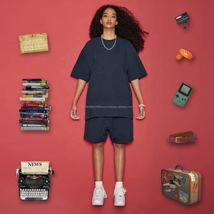 T-shirt blanc en gros personnalisé 100% coton 305gsm impression logo pour hommes t-shirts unis imprimé blanc noir t-shirt - Product Image 4