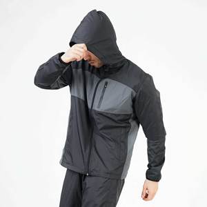 Chaqueta Deportiva con Capucha al por Mayor, Chaqueta Cortavientos con Estampado de Secado Rápido, Poliéster, para Entrenamiento y Running, con Logotipo Personalizado, Servicio OEM Disponible - Product Image 1