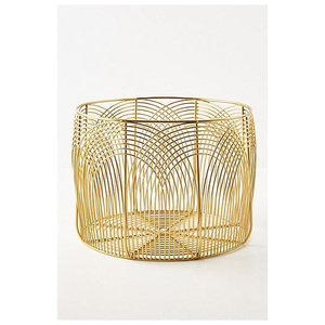 Metal Circle Fruit Bowl <b>Basket</b> with Elegant Finish Eco-Friendly Foldable Design for Centerpiece <b>Display</b> Kitchen Organization - Product Image 1