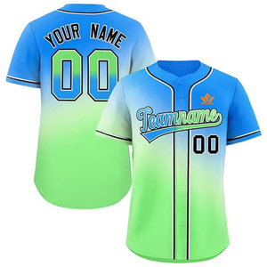 Camiseta de Béisbol Personalizada SPARKWELL con Degradado, Unisex, Manga Corta, Sublimada, Transpirable, de Poliéster, Nombre del Equipo 00 - Product Image 2