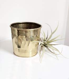 Jardinière en métal polyvalente pour une utilisation intérieure et extérieure, offrant des possibilités d'agencement de plantes variées et un style décoratif. - Product Image 1