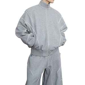 ชุดเซ็ตเสื้อฮู้ดดี้และกางเกงวอร์มผ้าฝ้ายเทคโนโลยีพิมพ์ลาย น้ำหนักเบา ทรงปกติ สวมใส่สบาย ระบายอากาศได้ดี แห้งเร็ว สำหรับผู้ชาย แบบสั่งทำได้ - Product Image 5