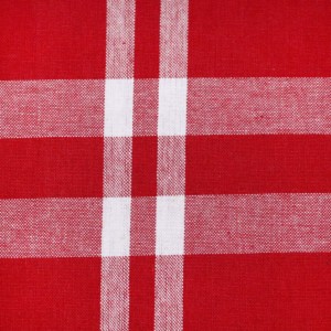 Serviette de cuisine à rayures rouges et blanches, en coton de qualité supérieure, teinte en fil, pour Noël. - Product Image 4