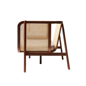Sofá Lounge Moderno de Madera y Ratán, Muebles de Interior y Exterior para Villas y Resorts de Lujo - Product Image 3