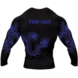 Camisetas de Protección UV Unisex con Logotipo Personalizado, de la Mejor Calidad, para Entrenamiento de Artes Marciales, Transpirables, Ecológicas, de Spandex - Product Image 3