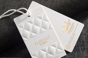 Etiqueta Colgante de Papel Personalizada para Ropa de Moda, Etiqueta de Venta al por Menor Impresa en Offset, Forma Personalizada, Uso en Interiores, Logotipo Personalizado, Disha Communications - Product Image 6