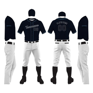Uniforme de béisbol con logo personalizado, conjunto de jersey deportivo, uniforme de béisbol transpirable, conjunto deportivo para equipo, uniforme de béisbol - Product Image 1