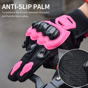 Guantes de Motocicleta de Cuero de Diseño Personalizado Profesional, Resistentes al Viento, Transpirables, sin Mangas, para Deportes de Motociclismo - Product Image 5