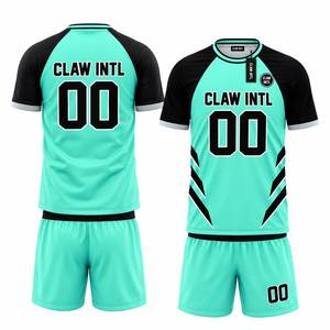 ชุดเสื้อฟุตบอล Claw Intl สำหรับผู้ชาย แขนสั้น แห้งเร็ว ผลิตจากโพลีเอสเตอร์ พิมพ์ชื่อทีมด้านหลัง เอวยางยืด ทรงปกติ - Product Image 6