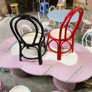 Sillas de ratán de diseño moderno ecológicas hechas a mano para niños, asientos seguros con estilo Natural para cocina al aire libre, sala de estar, salas de juegos - Product Image 6