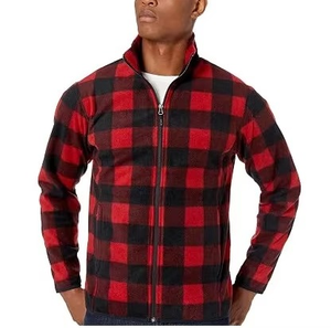 Hot Selling <b>Men's</b> <b>Fleece</b> Jacket Heavyweight Plus Size Windproof Outerwear Autumn <b>Sherpa</b> Fur <b>Fleece</b> Warm Jackets Down Zip - Product Image 4