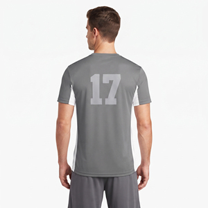 Maillot de volley-ball d'été respirant pour hommes, imprimé par sublimation, logo personnalisé, manches courtes, col rond - Product Image 2