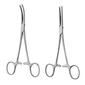 Pinzas Hemostáticas Manuales Kocher Ochsner de Acero Inoxidable, Pinzas para Arterias 1x2 Dientes, Instrumentos Quirúrgicos de Disección, CE - Product Image 1