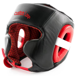 Protector de Cabeza de Boxeo con Logotipo Bordado Personalizado, Protección Facial Completa, Correas Ajustables, Ligero, para MMA y Sparring - Product Image 4