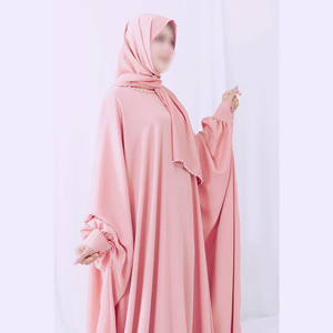 Abaya de Seda 100% para Mujer, Tallas Grandes, Estilo Vintage Islámico, Modest, Casual, a la Moda, Tipo Campana, Hecha a Medida, Venta Caliente - Product Image 4