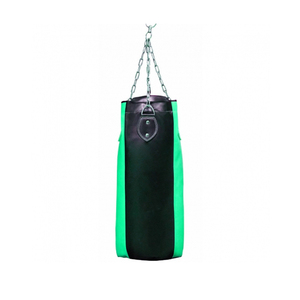 Sac de frappe lourd à suspendre en cuir PU noir et jaune, rempli de sable, pour l'entraînement des adultes - Product Image 4