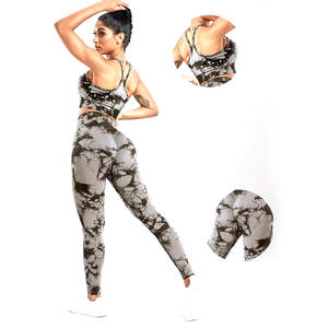 Conjunto de Yoga sin Costuras para Mujer 2026, Ropa Deportiva de 3 Piezas, Conjunto de Yoga para Gimnasio, Conjuntos de Entrenamiento, Top de Yoga y Traje Deportivo - Product Image 1