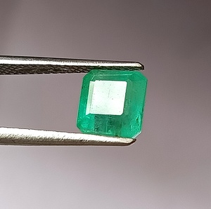 Piedra Preciosa Suelta de Esmeralda Verde Zambiana Natural, Corte Octogonal, Translúcida, de Lujo, Personalizada, 1.85 Quilates, 6mm, para Joyería - Product Image 4