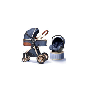 Cochecito de bebé de lujo de alta gama con características de seguridad avanzadas - Product Image 4