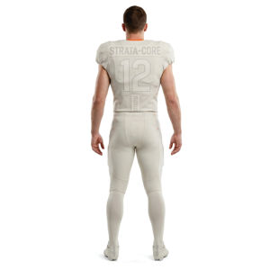 Conjunto de Uniforme de Fútbol Americano sin Mangas para Hombre, Número 12, Cuello en V, Transpirable, con Estampado por Transferencia de Calor, en Poliéster - Product Image 4