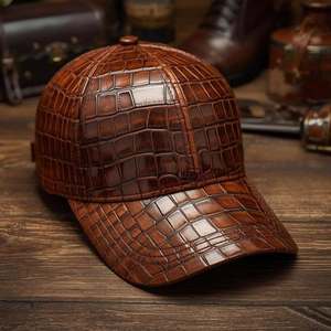 Casquette de baseball authentique à 5 panneaux unisexe, texturée, couleur unie, style vintage et sportif - Product Image 3