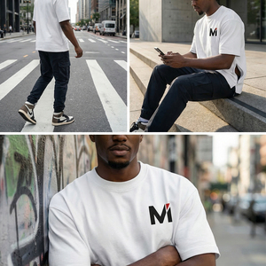 Camiseta de Algodón Slub, Tejido Transpirable Texturizado, Ligera, para Verano, Estilo Casual, Corte Holgado, para Hombre, Suave, Lisa, Estilo Urbano - Product Image 6