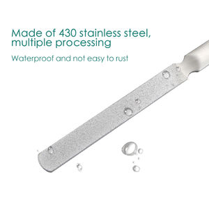 Limes à ongles et polissoirs miniatures double face personnalisables de haute qualité en acier inoxydable grain 180, professionnels et réutilisables pour la beauté - Product Image 5