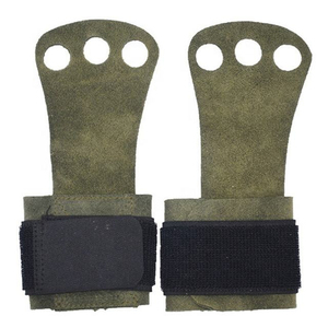 Nouvelles poignées de musculation réglables en cuir pour haltères, taille personnalisée, matériau respirant, sans doigts, prix de gros avec logo personnalisé - Product Image 2