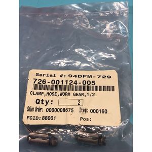 2 LAM 726-001124-005 Clamp, Hose, <b>Worm</b> <b>Gear</b>, 1/2 - Trusted Global Legacy Semiconductor Equipment and Parts at - Product Image 3