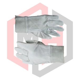 Gants de protection en cuir pour le travail, résistants aux coupures, anti-chaleur, antistatiques, usage général, avec manchette réglable - Product Image 6