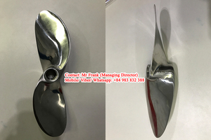 Hélice Marina/de barco de acero inoxidable de alta calidad, hélice de barco de eje largo de cola larga, hecha en Vietnam - Product Image 4