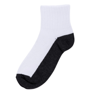 Chaussettes de sport en coton pour hommes avec logo brodé, idéales pour la course, le tennis, le Pilates, le football, avec caractéristiques antidérapantes. - Product Image 5