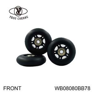 Roues de patins à roulettes de compétition double dureté 80mm 90mm 100mm 82A 83A 90A pour patinage en ligne et course - Product Image 3