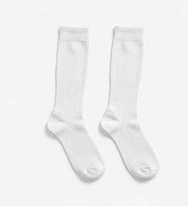 Pairs New Style Sports Tube <b>Socks</b> Knitted Anti-Bacterial Spandex/<b>Polyester</b> Solid Men Women Sizes 39-42 Summer Adults - Product Image 4