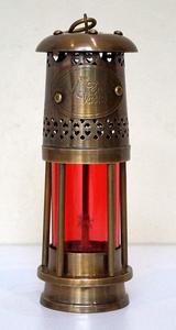 Lanterne à huile marine vintage en laiton antique pour décoration nautique - Product Image 2